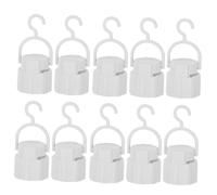 Toddmomy 10 pièces Porte-lampe à Vis avec Crochet Intégré Support Ampoule LED Rechargeable pour Éclairage Camping Lampe de Poche et Urgence Compatible Lumière Extérieure et Intérieure
