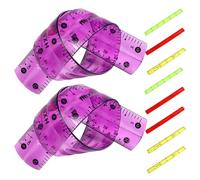 Toddmomy 10 Pièces Règle Souple en Pvc, Règle Plate Droite Flexible, Mesure Précise, Incassable, Colorée, pour Élèves et Garçon et Filles, École et Bureau Couleur Couleur Aléatoire