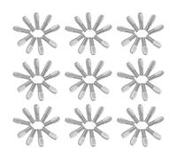 Toddmomy 100 -oreilles avec embout spiralé en acier inoxydable, dotés d'un ressort de nettoyage pour une utilisation précise par les passionnés et toute la famille.