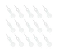 Toddmomy 100 Pièces Aiguille pour Trou de Tétine en Pp Blanc, Bâtonnet Solide pour Sucette de Bébé, Facile à Percer, Accessoire Essentiel pour Tétines