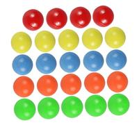 Toddmomy 100 pièces Balles Colorées Solides Petites Boules Éducatives pour Garçon Fille Outils Mathématiques Montessori Jeux Apprentissage Comptage Sélection