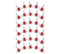 Toddmomy 100 Pièces Clous pour Murs en Ciment avec Rondelle Dure en Plastique et Métal, Fixation Multipurpose pour Chantier Professionnel et Projets de Menuiserie, Finition sans Soudure,