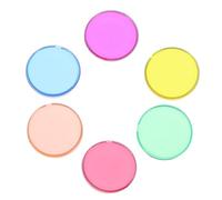 Toddmomy 100 pièces Disques Ronds Plastique Éducatifs Colorés pour Garçon Fille Outils Scientifiques pour Apprentissage Mathématique Regroupement et Calcul