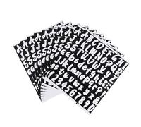 Toddmomy 10feuilles Lettres Et Chiffres Autocollants Stickers Alphabet Adhesifs Décoratifs Fenêtre Salle De Classe