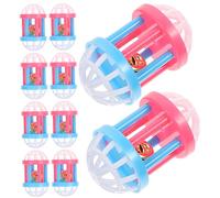 Toddmomy 10pièces Boule Jouet Sonore pour Hamster Clochette Amusante pour Petits Animaux Intérieur Jouet Activité pour Hamsters Et Cochons