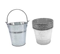 Toddmomy 10Pièces Conteneur de Graisse BBQ Doublures Jetables Accessoires Pratiques pour Barbecue Facile à Utiliser Durable