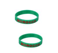 Toddmomy 12 Pcs Maroc Maroc Pays Bracelet Sport Bracelet De Basket-Ball Le Hommes s Personnalisés Football Pays s Rural