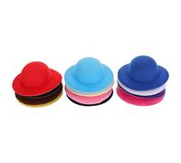 Toddmomy 12 Pcs Mini Chapeaux Formel Chapeaux Miniatures de Poupée de Chapeau de Dollous pour Bricolage Artisanat Accessoires de Décorer