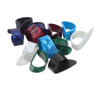 Toddmomy 12 Pièces Accessoires de Banjo Ukulélé et de Médiators Confortables pour Musiciens de Fingerstyle Basse