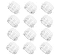 Toddmomy 12 Pièces Cache-boutons de Protection pour Gaz Résistant à Eau Graisse et Haute Température Sécurité pour Boutons Rotatifs de Cuisinière Cuisine