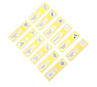 Toddmomy 12 pièces Lames Microscope Plastiques Préparées Spécimens Végétaux Éducatives pour Garçon Fille Étudiants Biologie Sciences