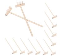 Toddmomy 12 Pièces Mini Râteau de Jardin Outil de Décoration Zen pour Jardin de Sable Accessoire de Bureau Miniature pour Créer Un Espace Détente