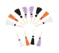 Toddmomy 12 pièces Miniature Doll House Mops Set Photo Props for Toys Realistic Mini Cleaning Tools for Dollhouse Decoration