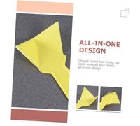 Toddmomy 12 pièces Outil Angle Intérieur Plastique pour Plaques de Plâtre Raclette Angle Ergonomique avec Manche Anti-dérapant Kit de Couteaux à Enduire pour Rejointoiement et Nettoyage