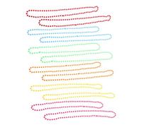 Toddmomy 12pièces Collier Néon Plastique Couleurs Vives Pour Fêtes Et Accessoires De Scène Années Confortable Et Solide