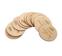 Toddmomy 12pièces Disques De Croissance Bois De Cartes Double Face Pour Photos Mignonnes Et Décorations Accessoires De Souvenirs Né Matériau Sain Et