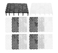 Toddmomy 12pièces Diviseurs De Réservoir Plastique pour Aquarium Isolante pour De Poissons Accessoires pour Séparer Compartiments Chaque Couleur