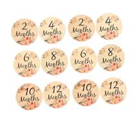 Toddmomy 12pièces Étapes Mensuelles Pour Disques Mensuels Marqueurs Mensuels Double Face Pour Suivre La Croissance Infantile