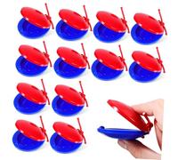 Toddmomy 12pièces Lot de Castagnettes pour Doigts Instruments De Musique pour Garçon Fille Pratiques pour Apprendre Le Rythme