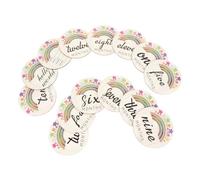 Toddmomy 14pièces Lot De Cartes Étapes Mensuelles Pour Souvenir Né Accessoire Photo