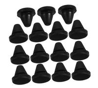 Toddmomy 15 pièces Silicone Oven Feet Pads Non-slip High-temperature Resistant Stovetop Hole Plugs For Microwave And Gas Stove Protection