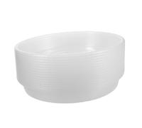 Toddmomy 15 Pièces Transparent Resin Plant Pot Saucers Round Heavy Duty Drip Trays for Indoor and Outdoor Use Weather Resistant Plant Stand Base with Spill Control and Enhanced Stability