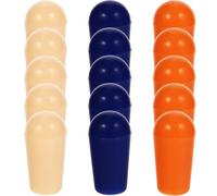 Toddmomy 15pcs Boutons de Guitare Électrique en Plastique Robustes Filetage Intérieur 3,5mm pour Accessoires Guitare, Couleurs Variées pour Remplacement Facile