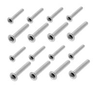 Toddmomy 16pièces Kit De Réparation De Parapluie avec Rivets Métalliques pour Baleines De Cadre Et Embouts De Remplacement pour Voyages Et Extérieur