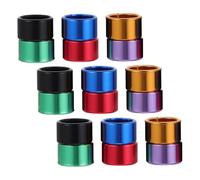 Toddmomy 18 Pcs Bague d'identification Pigeon Voyageur bagues d'oiseau colorées Anneau de Patte d'oiseau Bandes de Jambes Canaries Bandes d'oiseaux en métal Anneaux de Pigeon Aluminium