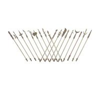 Toddmomy 18pcs Mini Ornements en Alliage de Zinc Anciennes Chinoises, Modèles de Petites Métalliques Résistantes à l'usure, Portables, pour Collection et Décoration