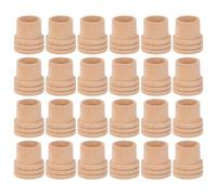 Toddmomy 19mm Diameter Moxa Stick Holders in Wood 50pcs with Secure Hold for Moxa Therapy Wellness and Home