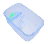 Toddmomy 1ensemble Boîte De Nourriture pour Tortues Plastique Réservoir Élevage pour Reptiles Aquarium pour Petits Animaux Capacité Design Et Pratique