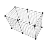 Toddmomy 1ensemble Cage pour Animaux Fil Enclos Respirant pour Chiens Et Système Modulaire DIY pour Intérieur Et Extérieur De Panneaux sans Porte