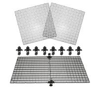 Toddmomy 1ensemble Couvercle De Répartition pour Aquariums Plaque De Séparation avec Ventouses Noires pour Diviser Les Espaces Aquatiques Et Favoriser La Coexistence des Espèces De