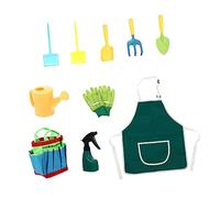 Toddmomy 1Ensemble Jardinage Colorés pour Garçon Fille Bouilloire Pelle Râteau et Sac de Rangement Kit Outils de Jardinage Éducatif pour Garçons et Filles