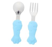 Toddmomy 1Ensemble Set De Vaisselle Pour Silicone Fourchette Pour Apprentissage De Alimentation Kit Enfance