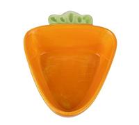 Toddmomy 1pièce Bol pour Petits Animaux Design Carotte Mignonne Bol De Nourriture pour Hamsters Et Jeunes Chats Vaisselle De Table pour Animaux De Compagnie