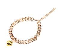 Toddmomy 1pièce Collier à Cloche pour Animaux De Compagnie Accessoire Décoratif Doré pour Chien Et Chat XS