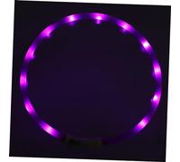 Toddmomy 1pièce Collier LED Rechargeable pour Animaux De Compagnie Collier Lumineux pour Chien Et Chat Ajustable Pratique Et avec Charge USB