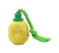 Toddmomy 1pièce Jouet à Mordre pour Chien Ananas avec Corde Interactive Jouet Entraînement pour Animaux De Compagnie Résistant Aux Morsures Améliore Intelligence Émotions des Chiens