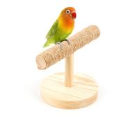Toddmomy 1pièce Perchoir avec Corde De pour Oiseaux Support Activité pour Perroquets Et Petits Oiseaux Jouet Éducatif pour Grimper Et