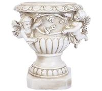 Toddmomy 1pièce Pot De Fleurs Angelique Résine Décoration De Jardin Extérieur Style Européen Adornment Élégant pour Votre Espace Couleur Beige