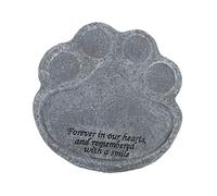 Toddmomy 1pièce Tombstone Résine pour Animaux De Compagnie Mémorial pour Chien Et Chat avec De Patte Décoration De Jardin Élégante Et Souvenir De Votre Fidèle à Quatre Pattes
