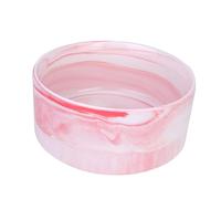 Toddmomy 1pièces Bol Céramique pour Animaux avec Motif Écuelle pour Chat Et Chien Pratique pour Alimentation Et Hydratation à Rose Design Antidérapant