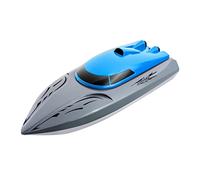Toddmomy 2.4g Bateau Rc Étanche avec Moteurs Doubles Jouet Aquatique Rechargeable pour Garçon Fille Et Adultes Vitesse pour Piscine