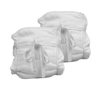 Toddmomy 2 Ensembles Bébé Couche Pantalon En Changeant Lavage Pour Doublures Avec Bébés Sauter Pendant La Nuit Couches En Âge Tissu Éponge Bonjour Coton Blanche 2 Pièces * 2