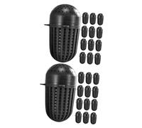 Toddmomy 2 Ensembles Cage À Appâts De Piège Portable pour Anguille Crevettes Écrevisses Et Poissons Fabriqué Plastique Durable pour Eau Douce Et 20 Pièces * 2