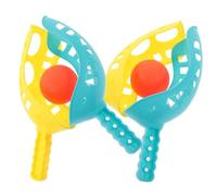 Toddmomy 2 Ensembles Jeu de Plein Air Interactif pour Garçon Fille de Jouets de Capture de Balles pour Activités Extérieur Coordination Main Œil Couleurs Aléatoires Couleur Aléatoire