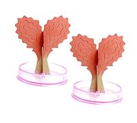 Toddmomy 2 Ensembles Jouets DIY Arbre Papier Forme de Cœur Décoration Fleurissante Amusante et Éducative pour Garçon Fille Créatif de Table pour Adolescents Base Aléatoire