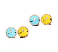 Toddmomy 2 Ensembles Porte De Miniature Décoration De Jardin Zen De Accessoire DIY pour Créer Un Féérique 2 Pièces * 2